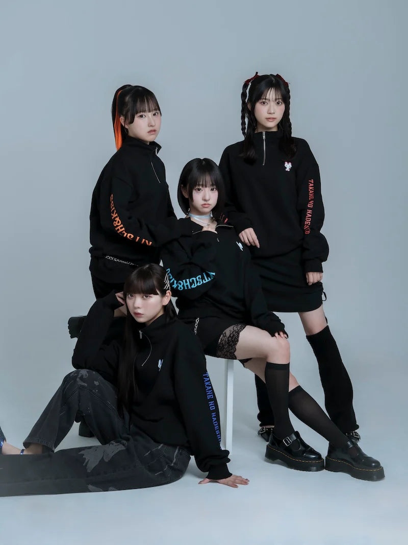 会場購入【涼海 すう 2点セット】ハーフジップスウェット - スカイブルー&アイボリー