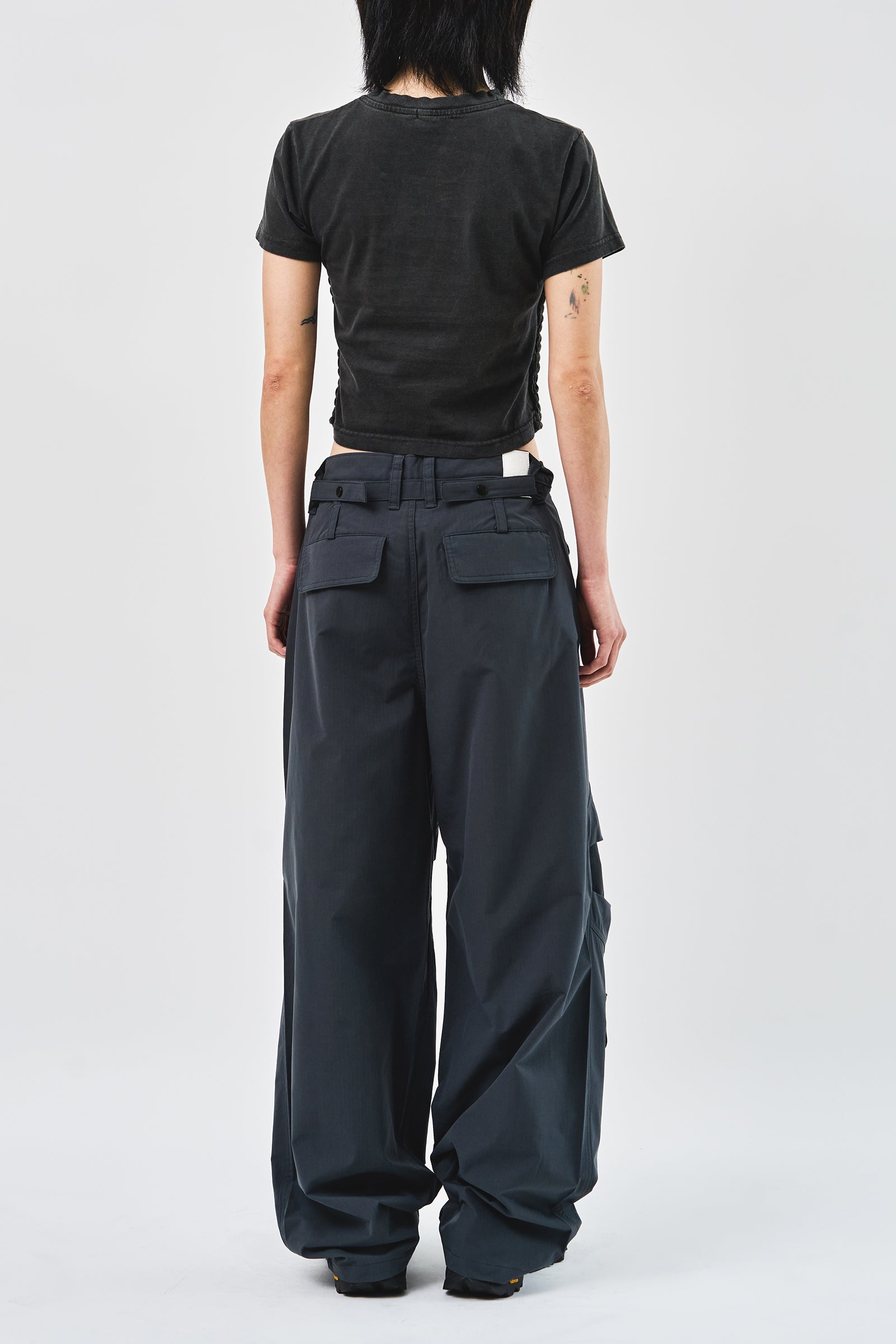 Dual Cargo Nylon Pants (4color)