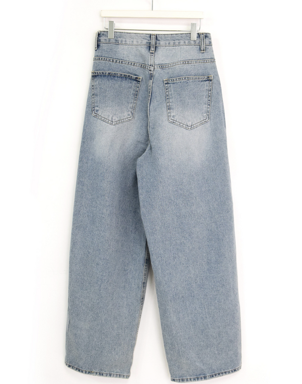 Cloud Wide Denim Pants(2colors)