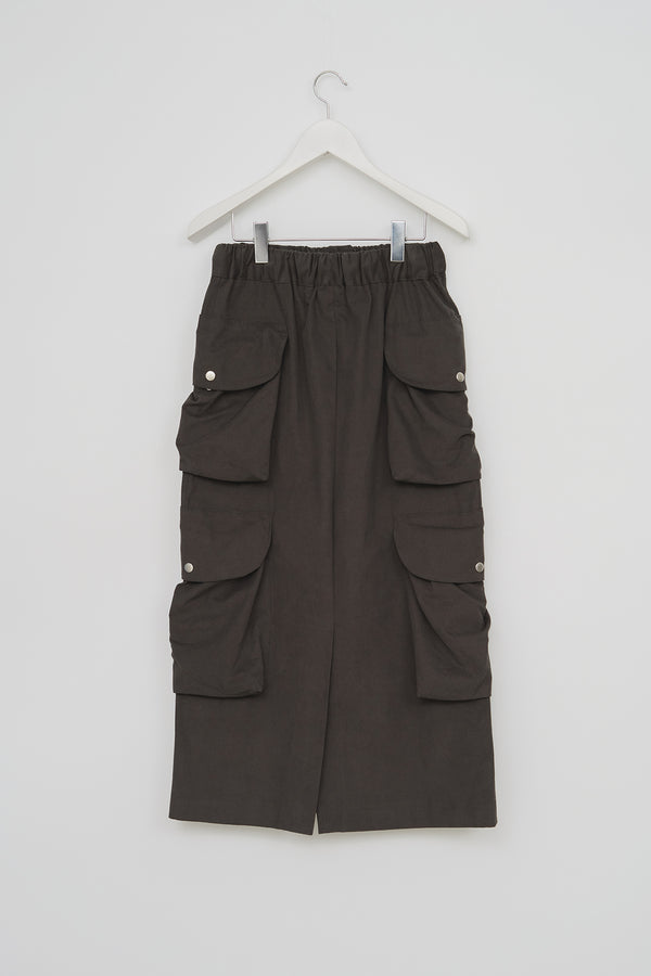 (W) Ark Peach Cargo Skirt (2color)