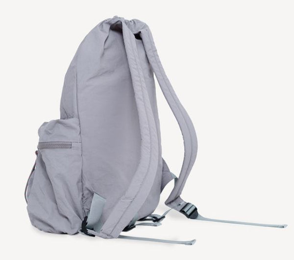 DRAWSTRING NYLON BACKPACK LIGHTGRAY