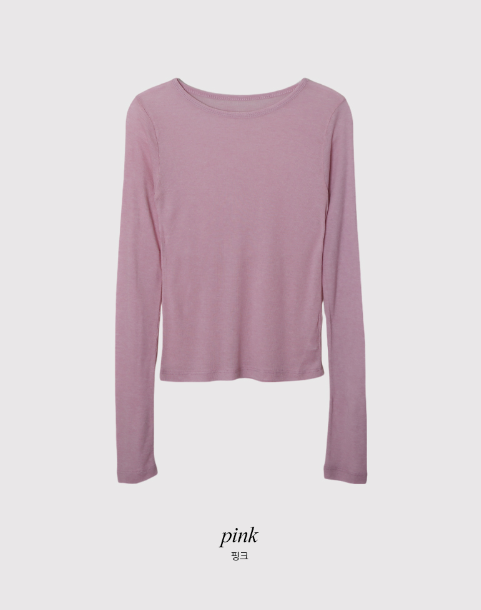 WD Tencel Wool Long Sleeve T-shirt (8color)