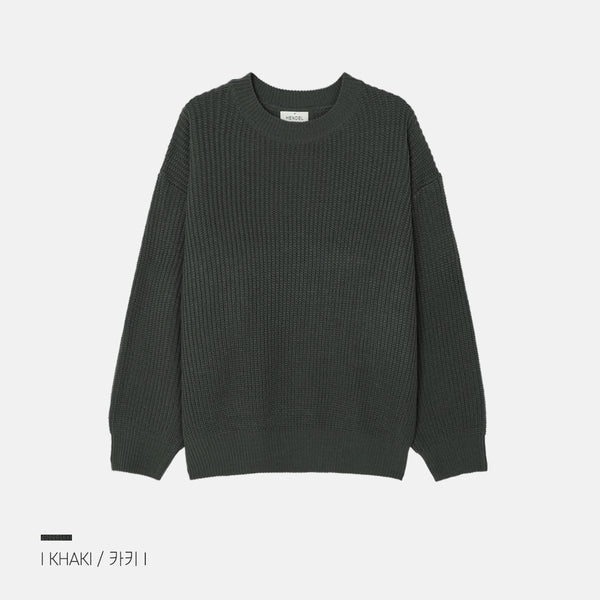 Essential round hazzi knit 13color