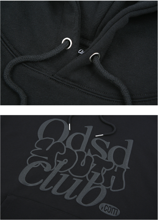 ODSD Embossing Logo Oversized Fit Hoodie