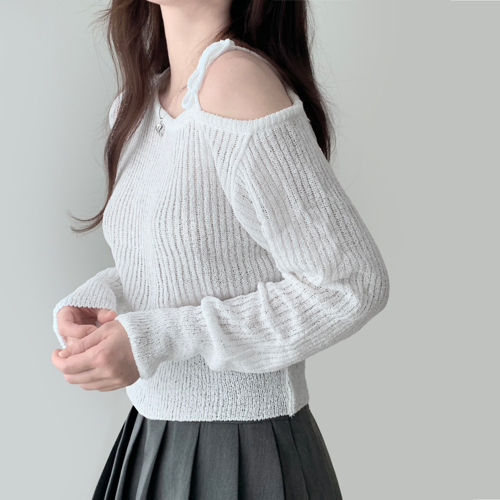 Kohi Yop Shoulder Knitwear