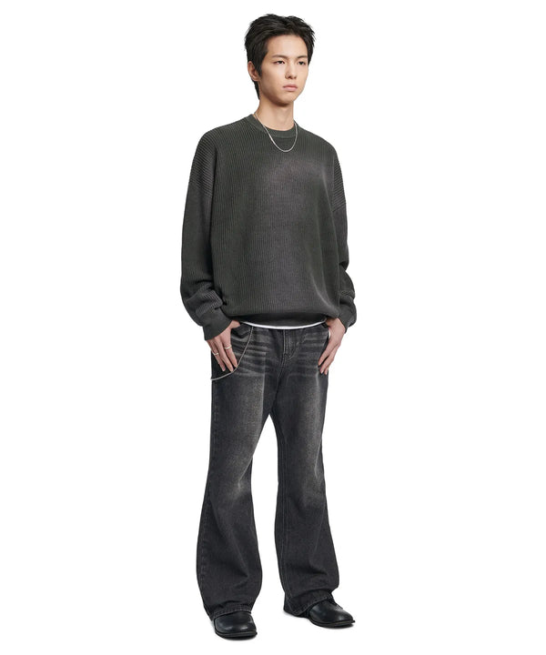 SPRAY DYEING KNIT - KHAKI