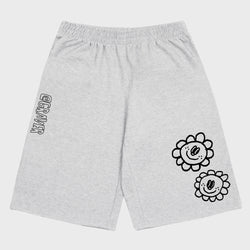 [UNISEX] Sunflower Drawing Bermuda Sweat Shorts