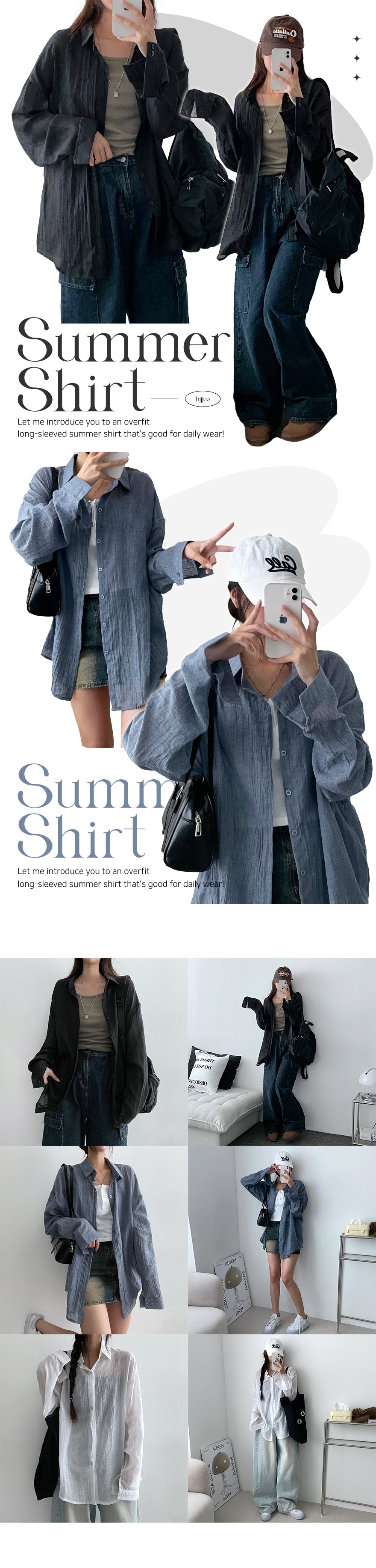 S Linen Gauze Summer Shirt