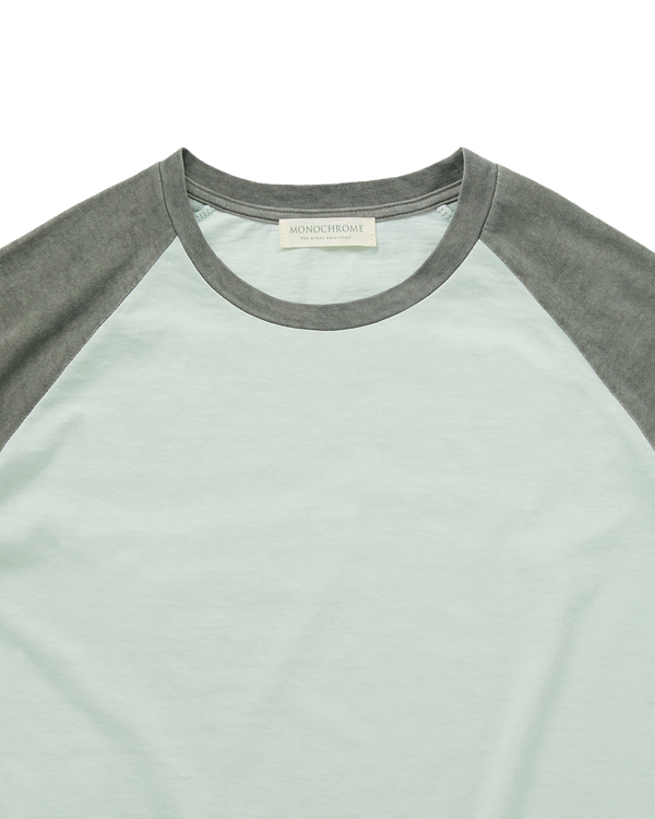 [online exclusive]new mix raglan top