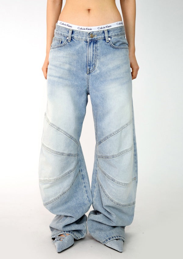 wing denim pants(2color)