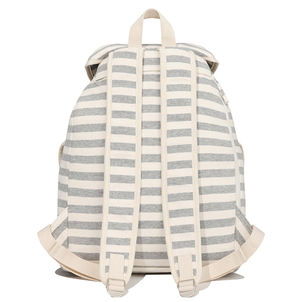 STRIPE PATTERN BACKPACK [IVORY]