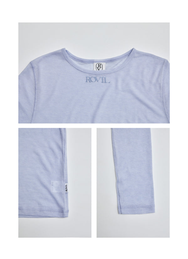 RV Tensile T-shirt / Gray blue