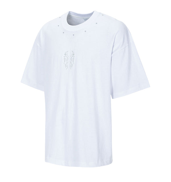 WESTERN STUD T-SHIRT (WHITE)