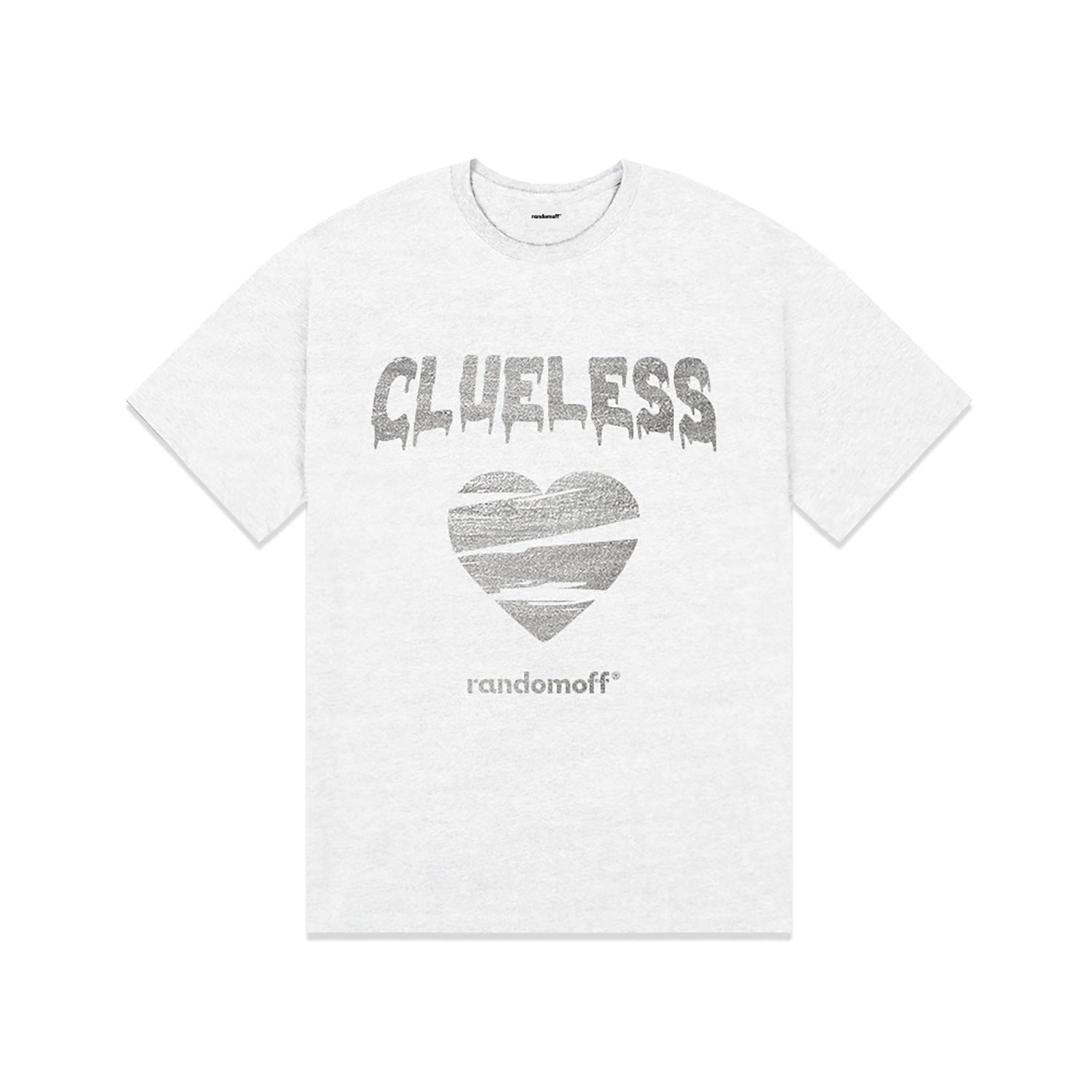 本店は Silver]クルーレスハートTシャツ[4COLOR] - RANDOMOFF | 60 アイドル