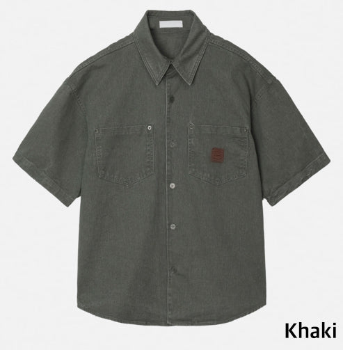 Flynn patch pocket work shirt