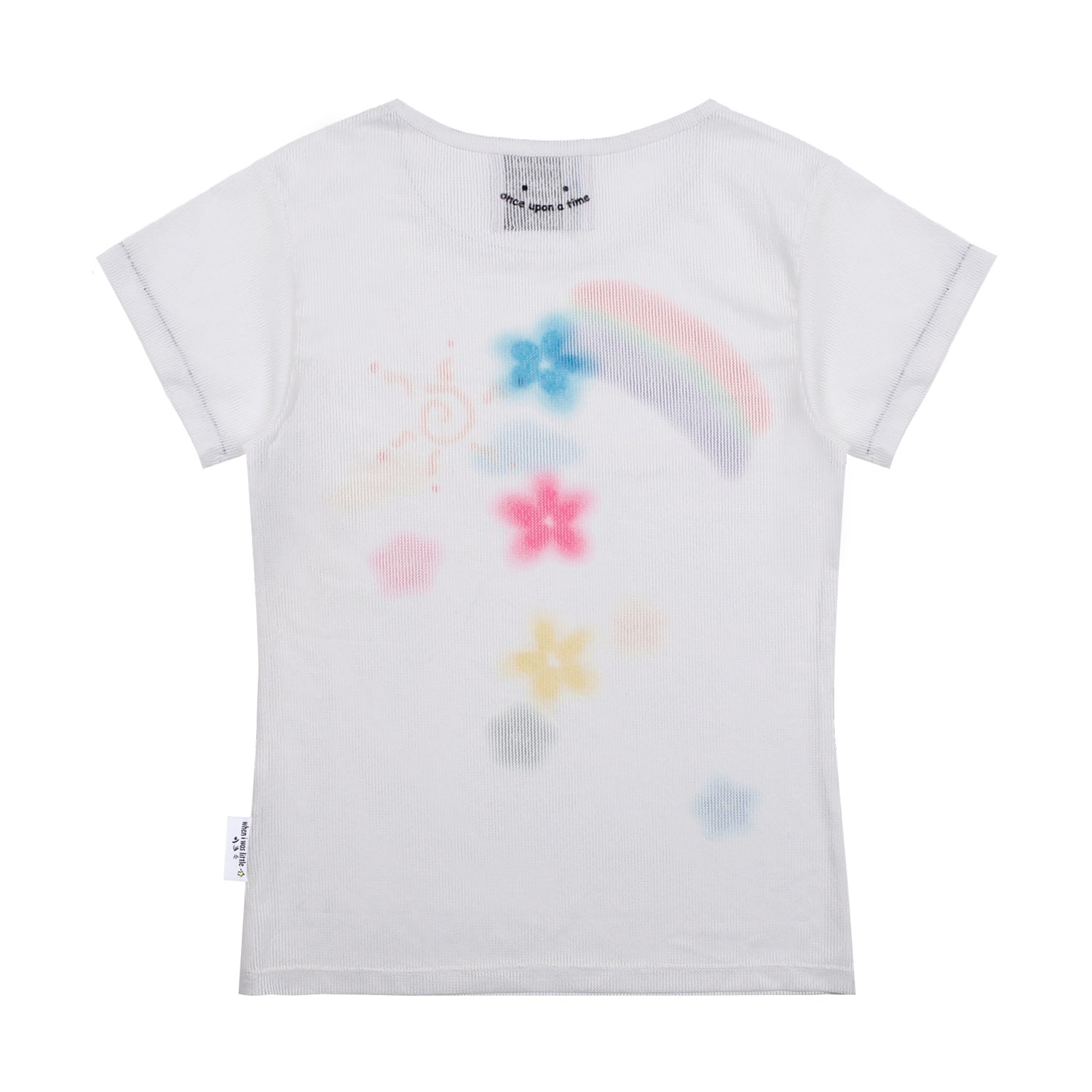 WXT012 Weather Fairy See-Through Short-Sleeved T-Shirt (WHITE)