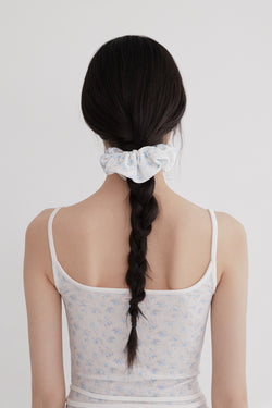 Flower scrunchie (2COLOR)