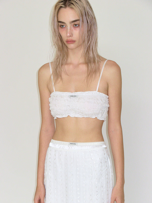 SHEER LAYERED SKIRT_WHITE