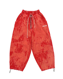 Mwoong Vintage Washing Balloon Pants(RED)