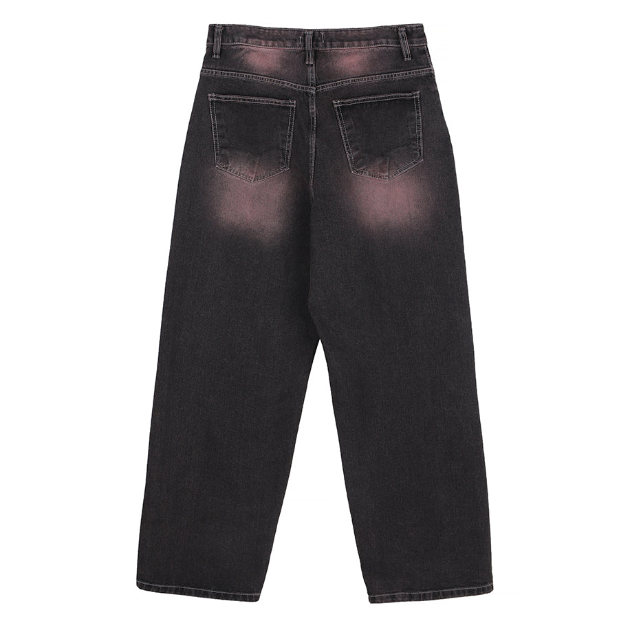 W.Pink Tin Black Denim Pants [1color]