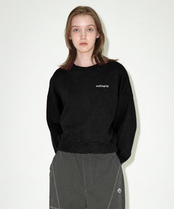 ORIGIN LOGO CROP SWEATSHIRT