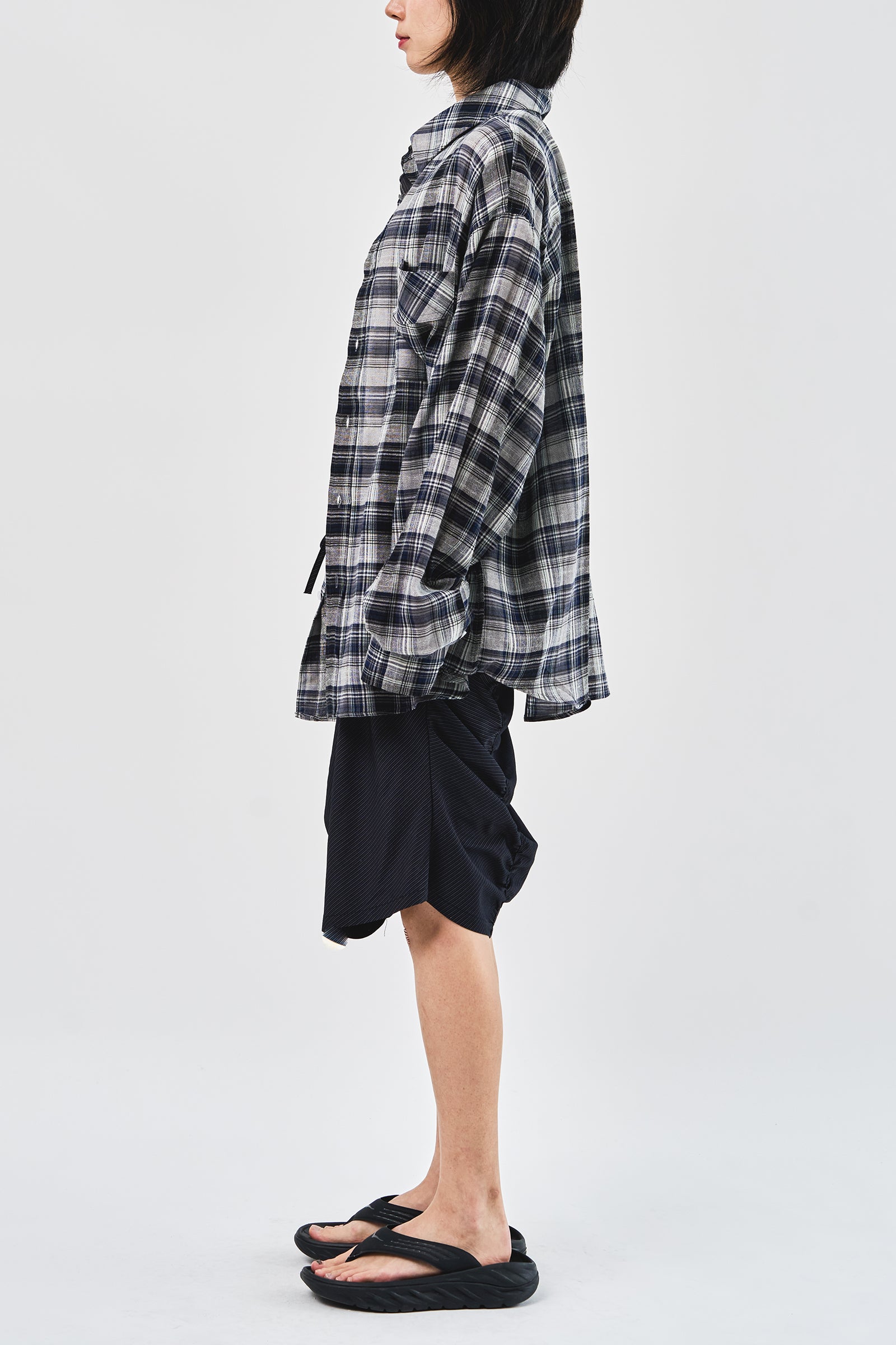 (W) Lili Shirring Skirt (2color)