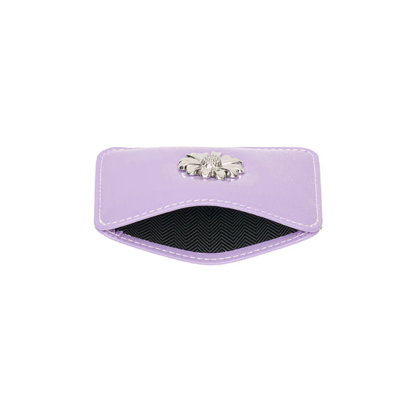 Daisy Slim Mini Transportation Card Wallet Lavender