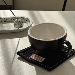 Coffee&Tea coasters 2PCS (Black)