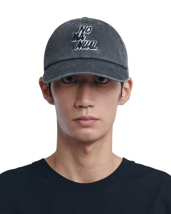 S.V WASHED BALL CAP - WASHED CHARCOAL