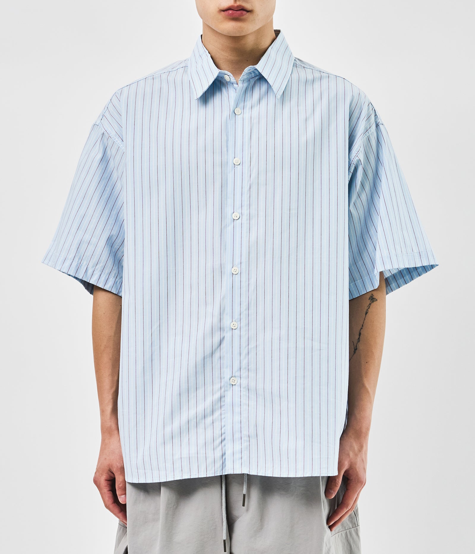 Doty Striped Half Shirt