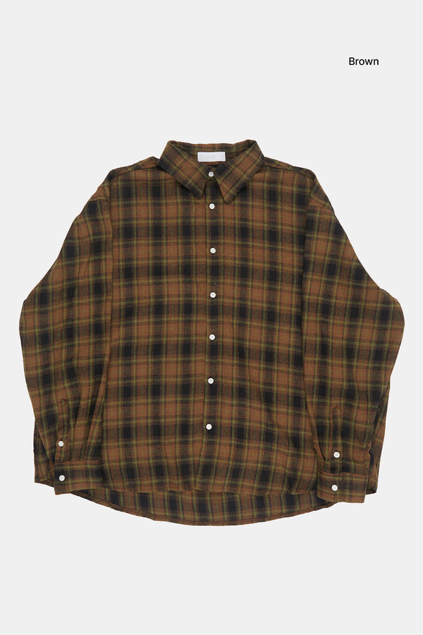 Elvin over check shirt