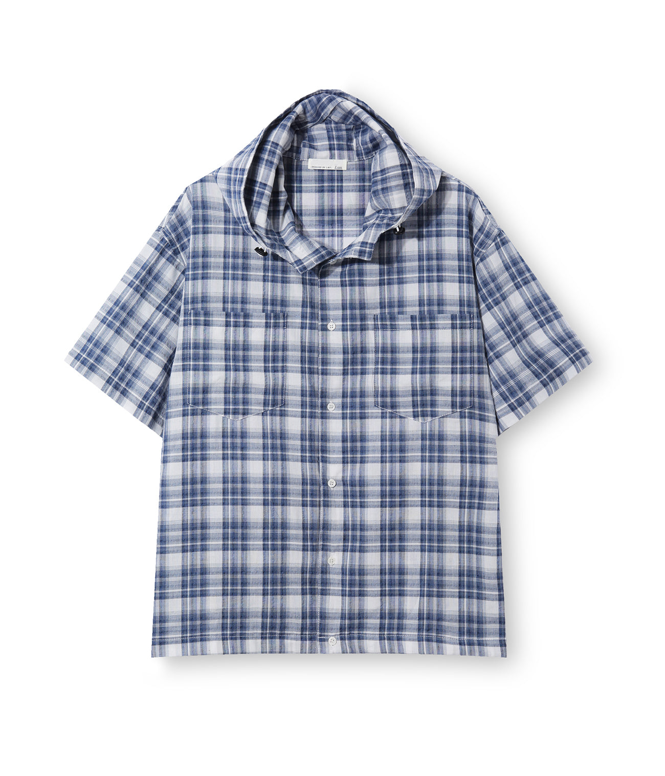 Pear Check Hooded Shirt (3color)