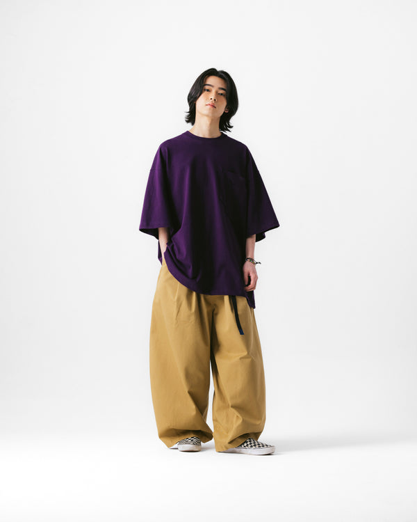 Double Pocket Half Tee - Purple