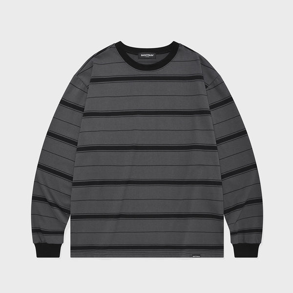 SP_ALTERNATE_STIRPE_LONG_SLEEVE (BLACK, CHARCOAL, IVORY)