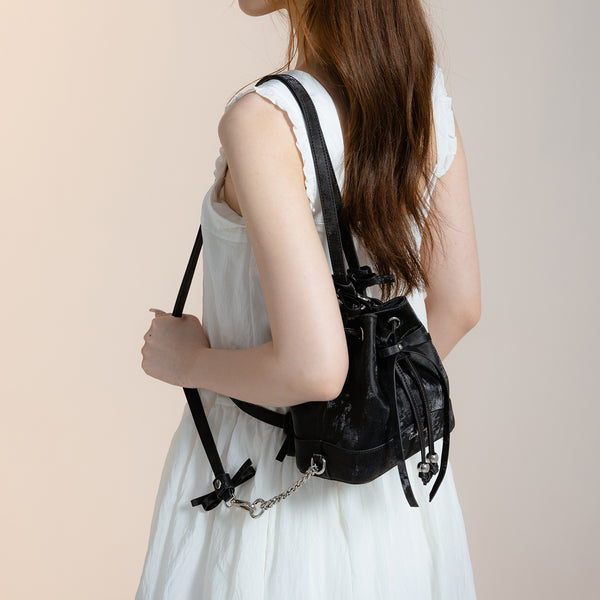 ballet bowknot-Delicate girly bucket bag-3way