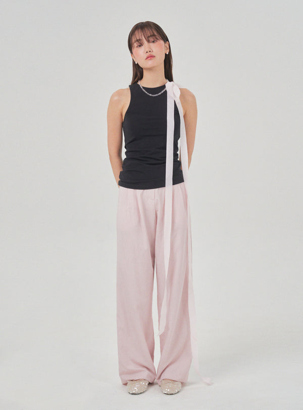 Gleam wide pants (pink)