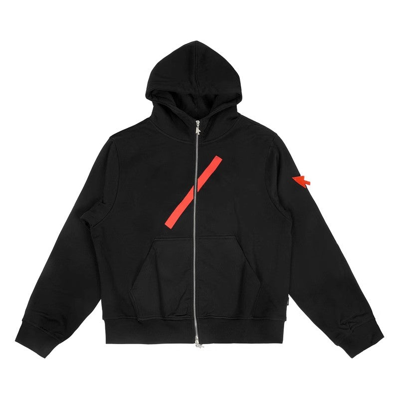 FMACM Bored and Mad 24SS Patch Embroidered Hooded Sweatshirt