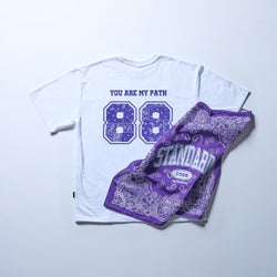 OCTPATH Football T-Shirt×Bandana (Purple)