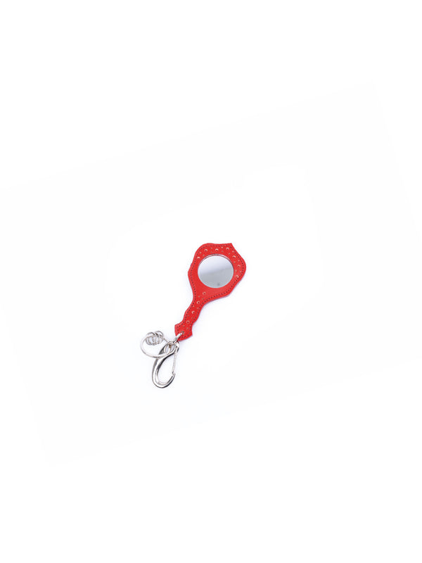 YMW queen mirror key ring - Red