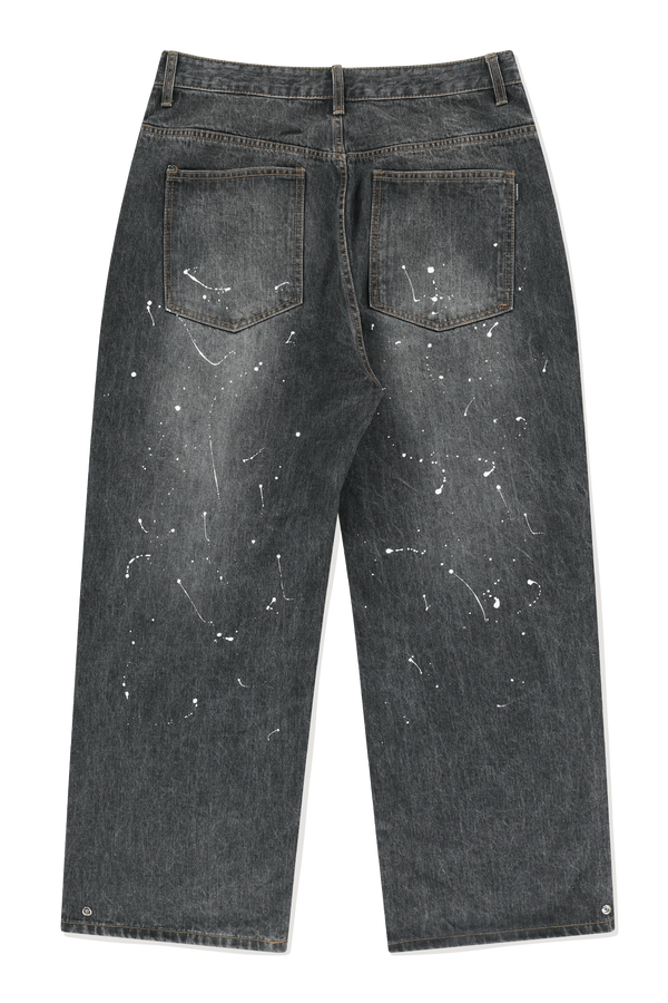 SPLASH PAINTING DENIM PANTS