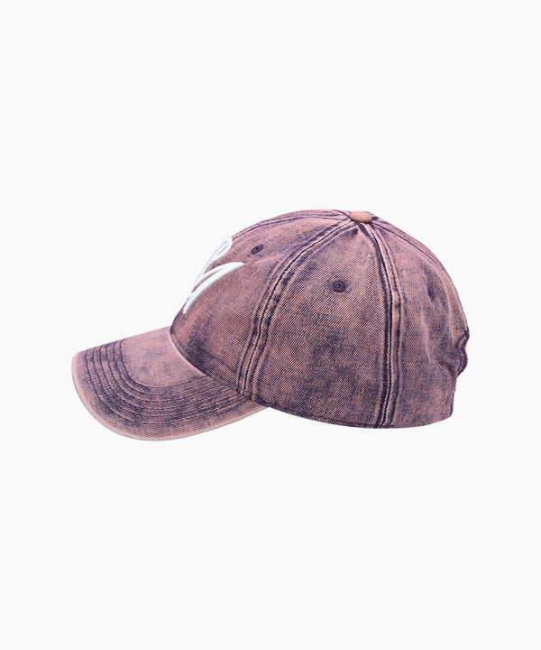 EM LOGO SAND WASHED CAP(sand pink)