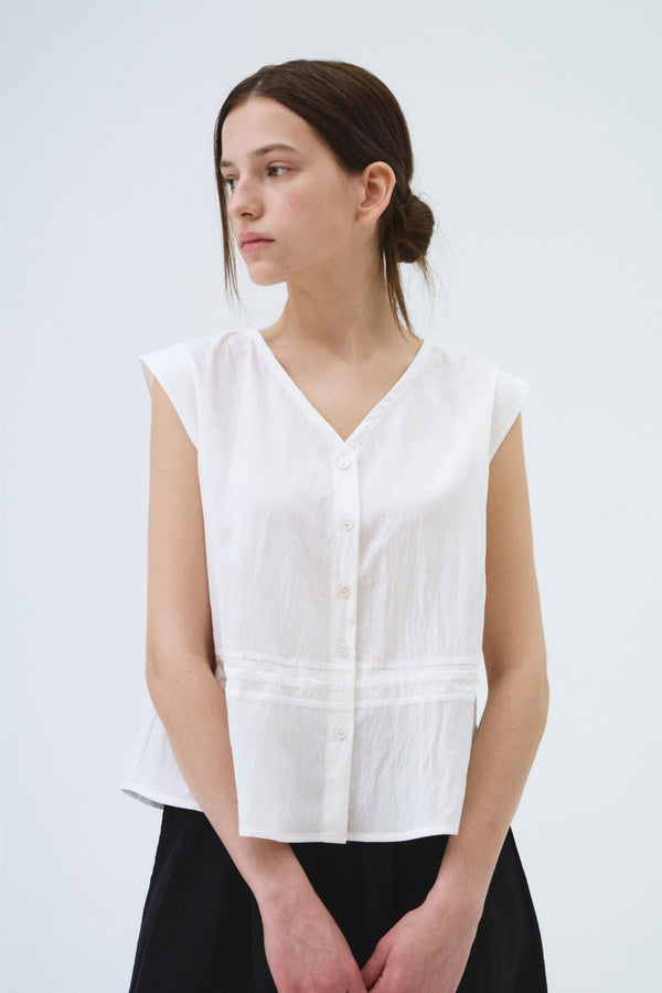 REVERSIBLE STRING BLOUSE (3color)