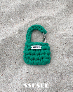 Crochet airpot keyring 