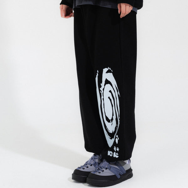 SPIRAL TRAINING PANTS-BLACK