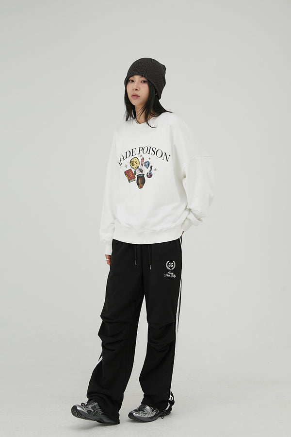 Maid Potion Overfit Sweatshirt ivory