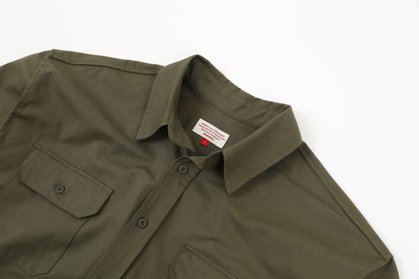 Mwoong Overfit Work Shirts(KHAKI)