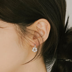 [Silver925] Fyli Flower Earrings