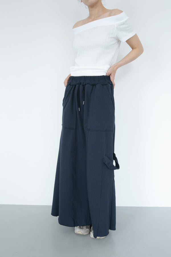 loop jersey long skirt(3colors)