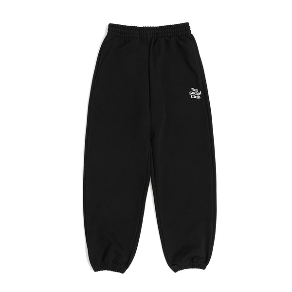 WAVY LOGO JOGGER PANTS (BLACK)