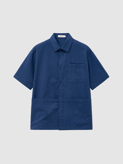 Utility Short Sleeve Shirt_Blue